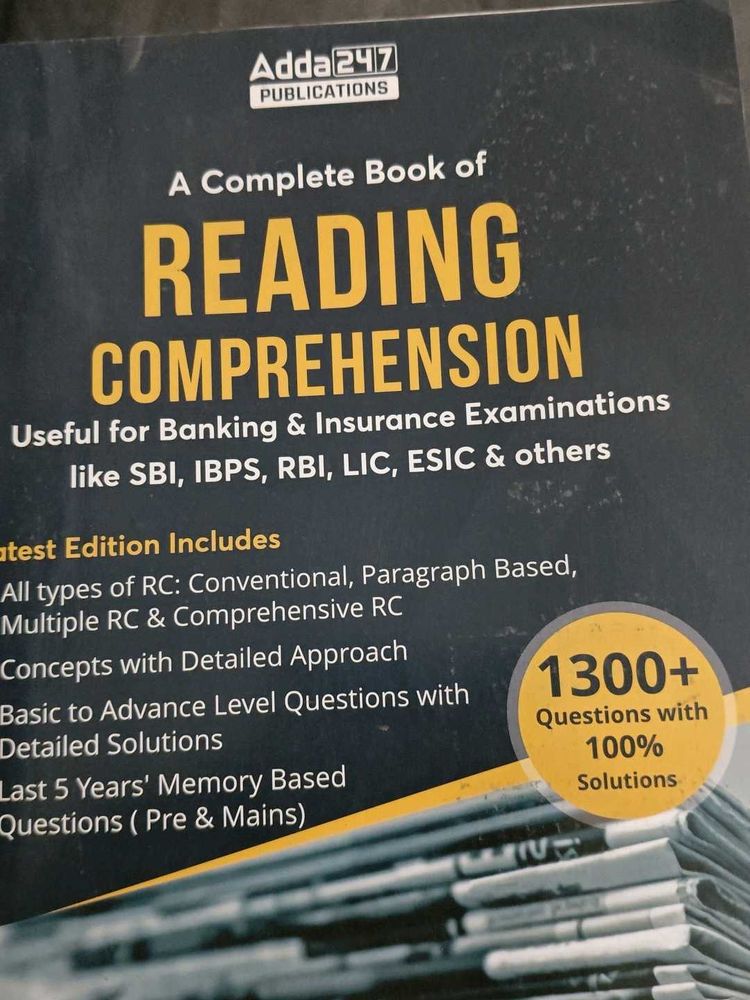 Reading Comprehension Book