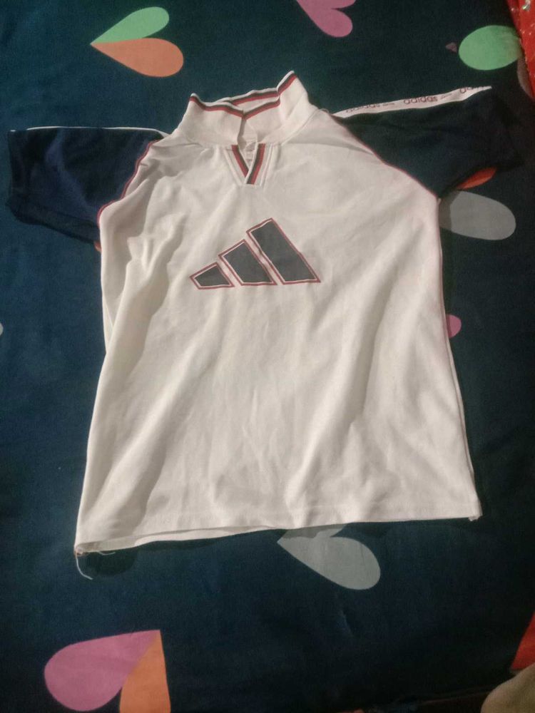 Adidas White Tee
