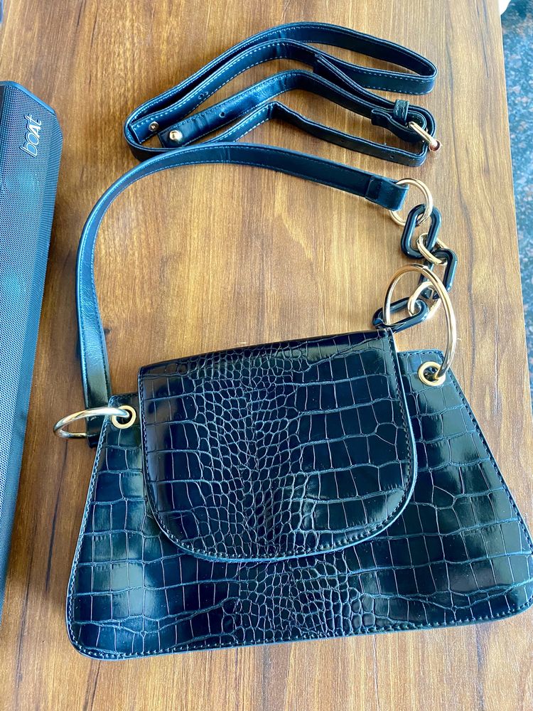 Premium Quality Leather Bag + Free Sunglass