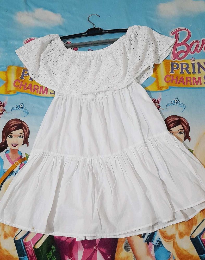 White Eyelet Dress