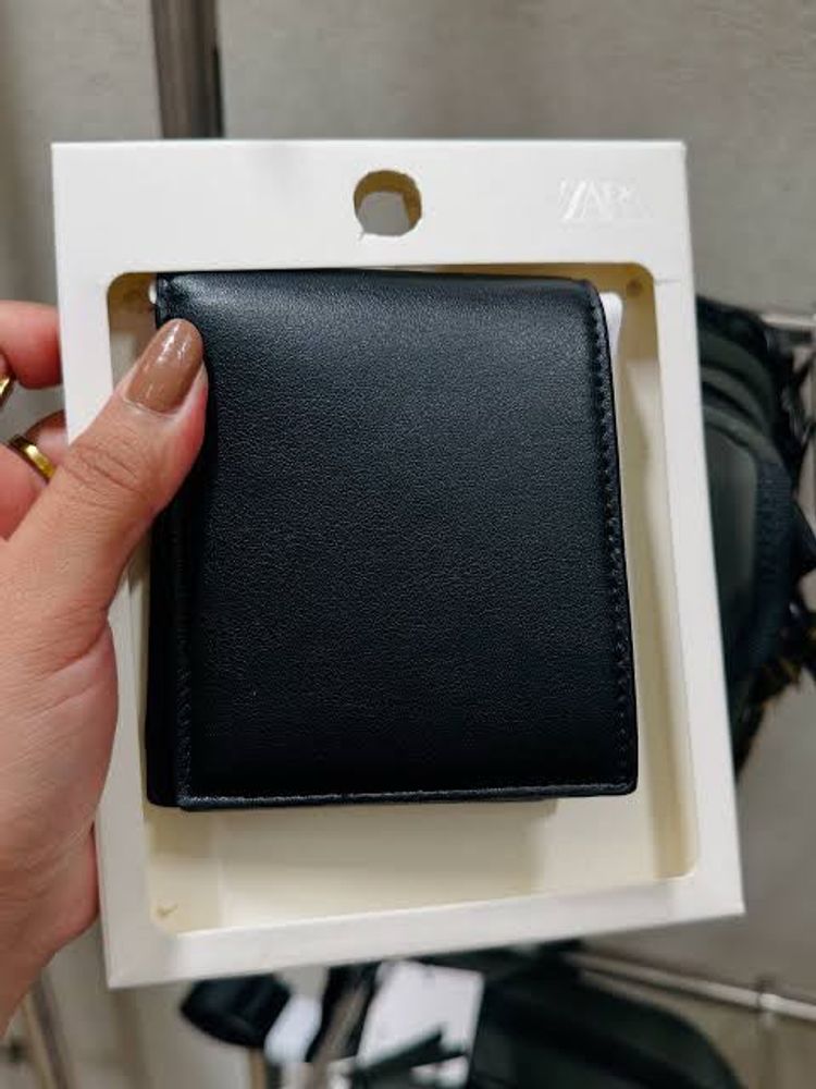 Zara Black Wallet