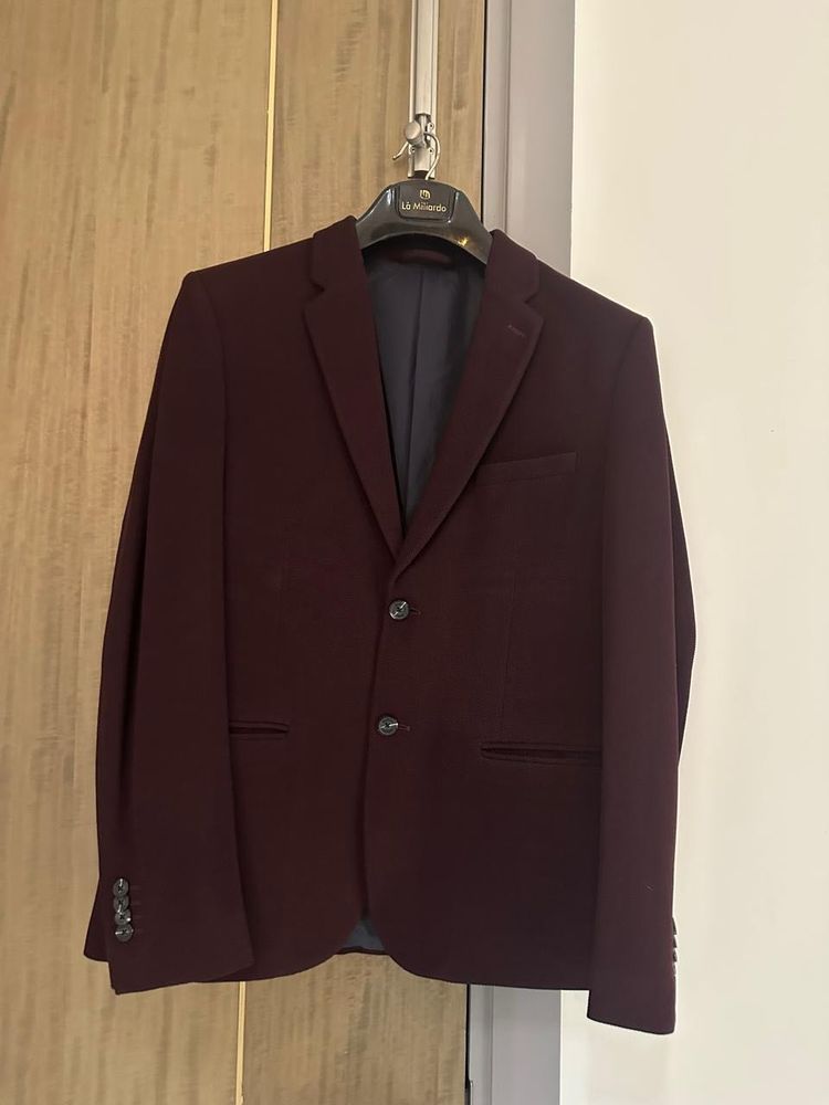 Burgundy Blazer