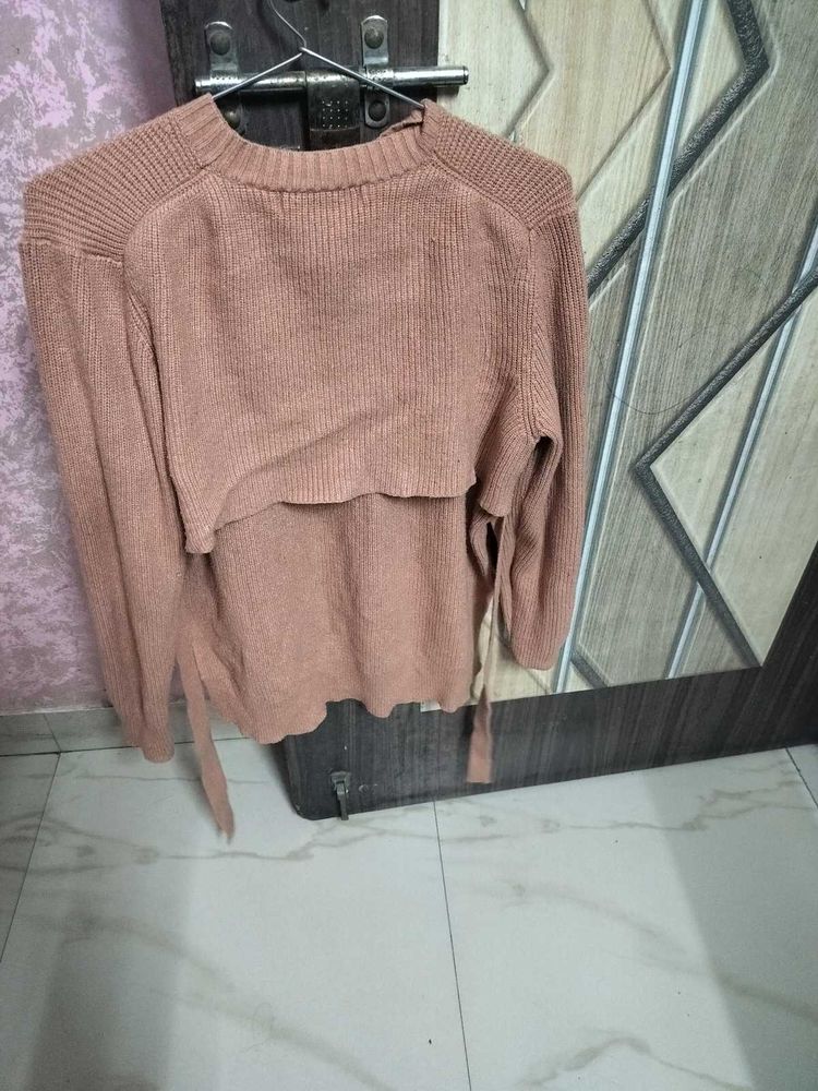 Light Pink nude Colour - Women Sweater