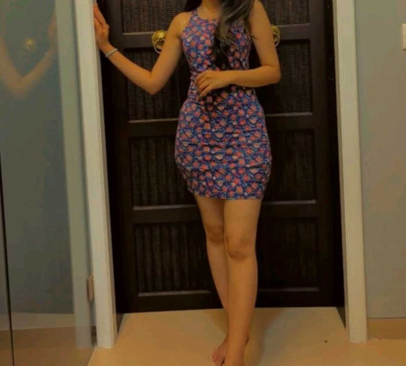 Floral Bodycon Mini Dress