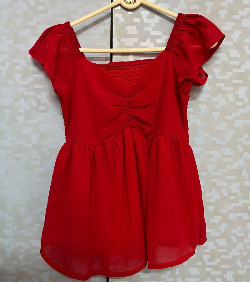 Stylish Red Top