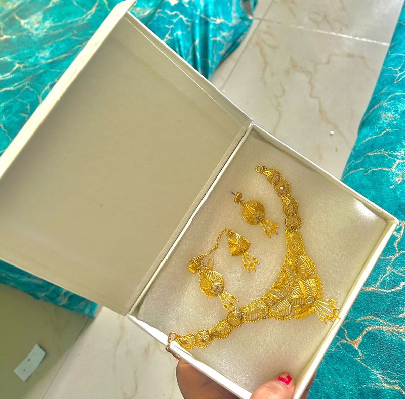 Gold Plated Jewelry Set