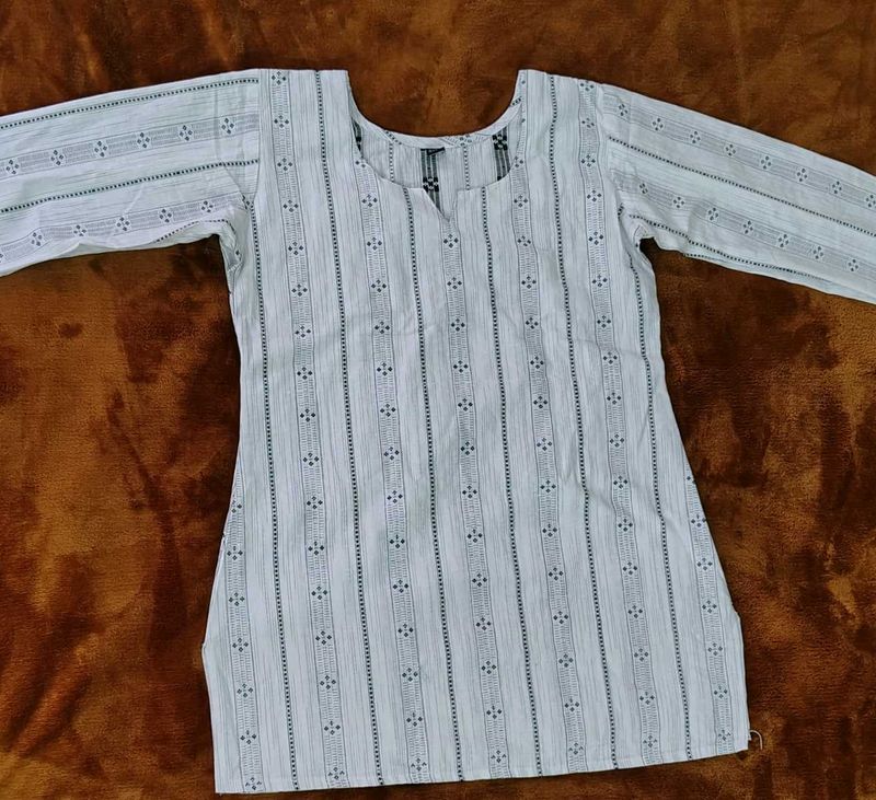 Striped Cotton Kurti