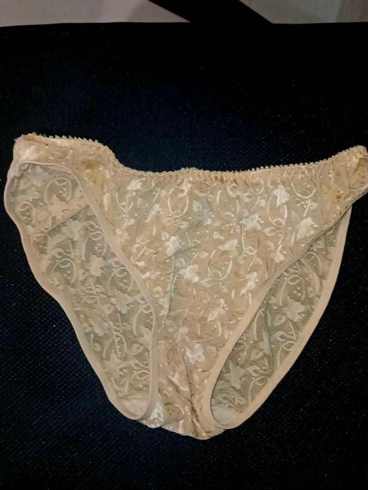 Lacy Beige Nude Panty