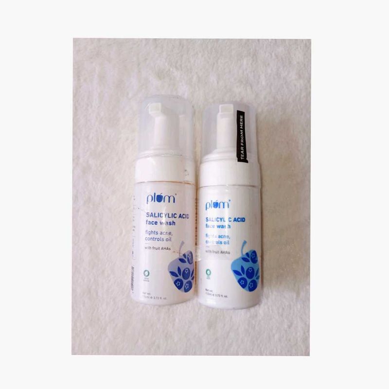 Plum Salicylic Acid Face Wash Duo