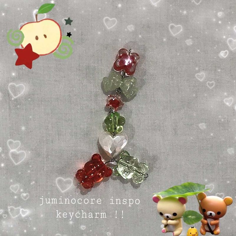 Beaded Juminocore Keychain