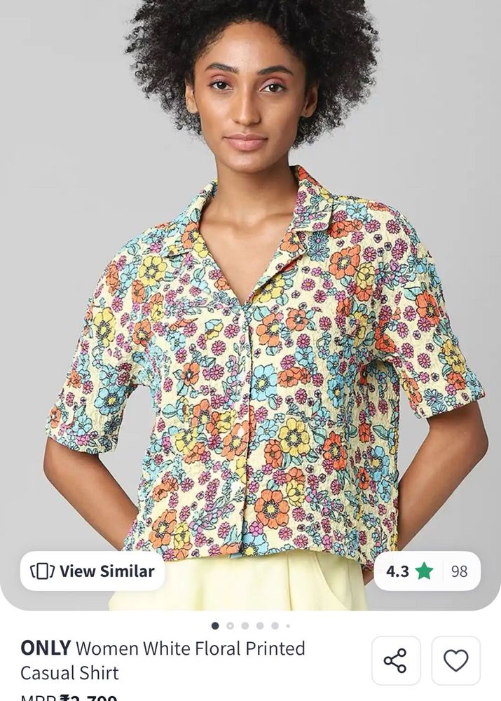 Floral Print Casual Shirt