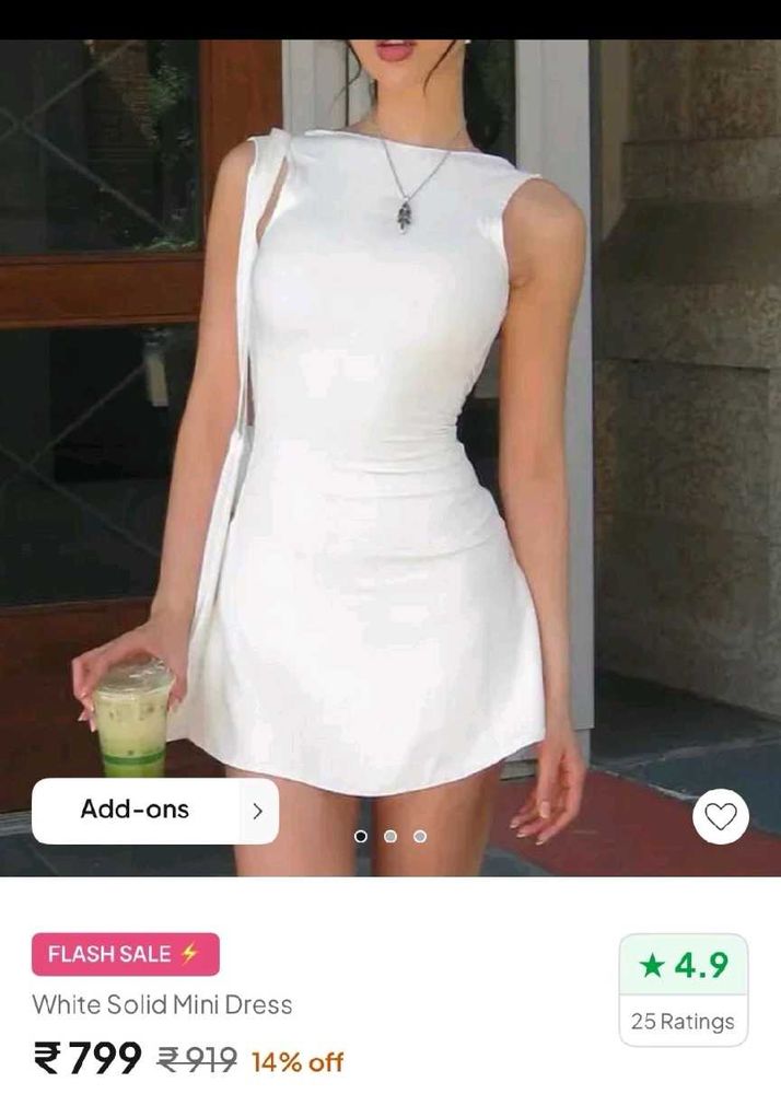 Newme - New with tag - White Mini Dress