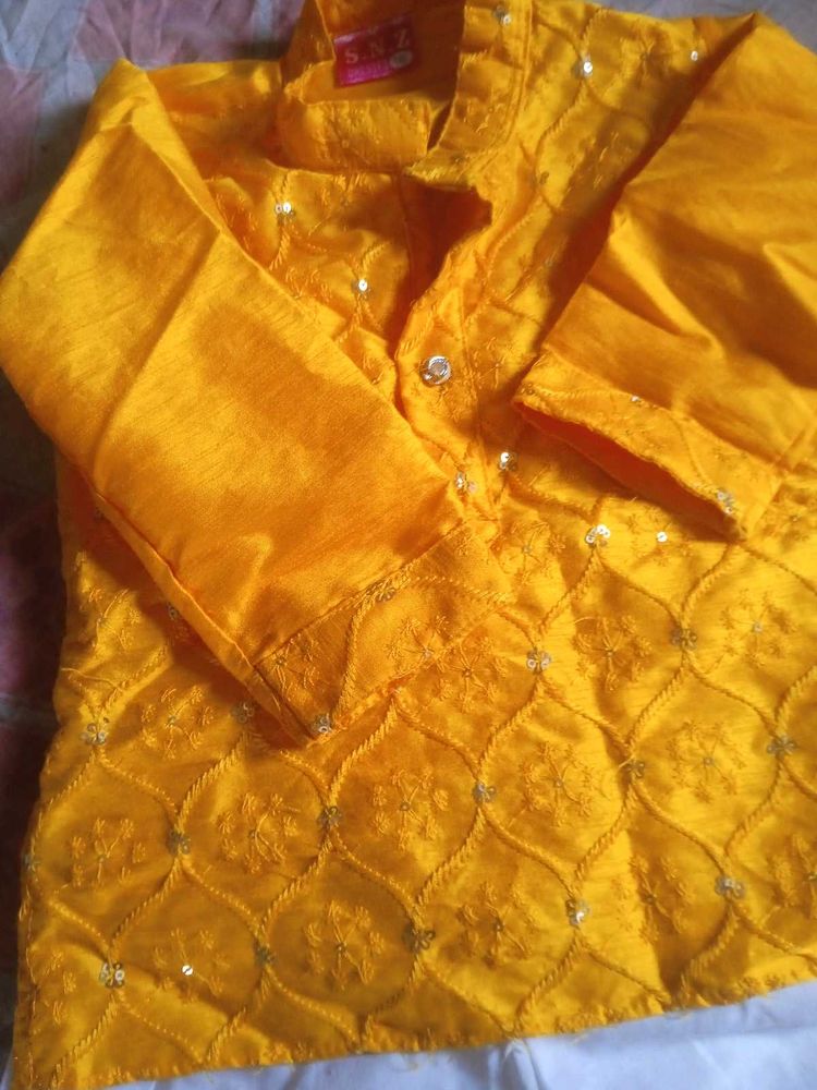 Festive Yellow Kurta