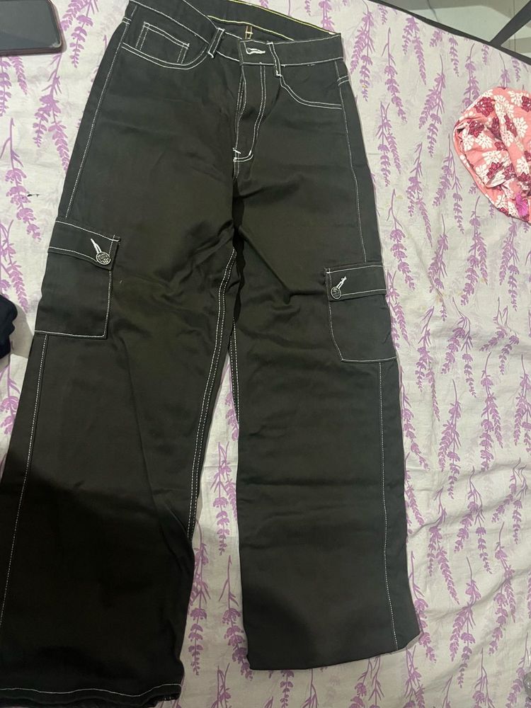 Brown Baggy  Cargo Pants