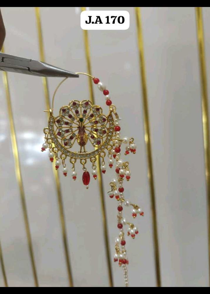 (nathni) nosering with chain