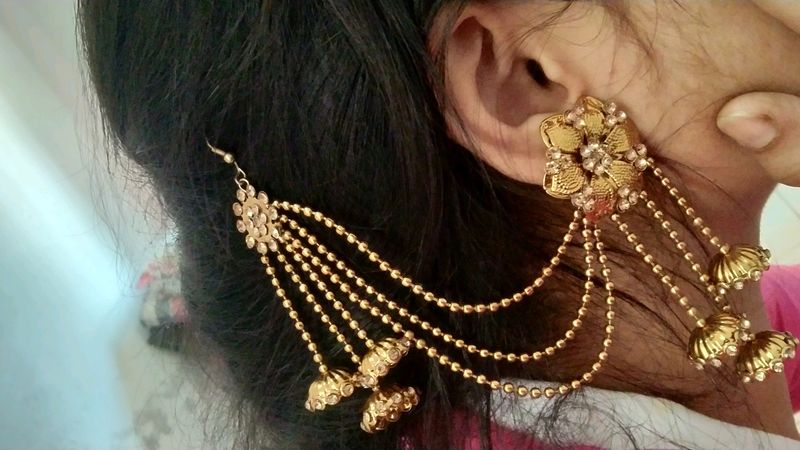Beautiful Golden Jhumkiya ..... 🎊🎊🎉