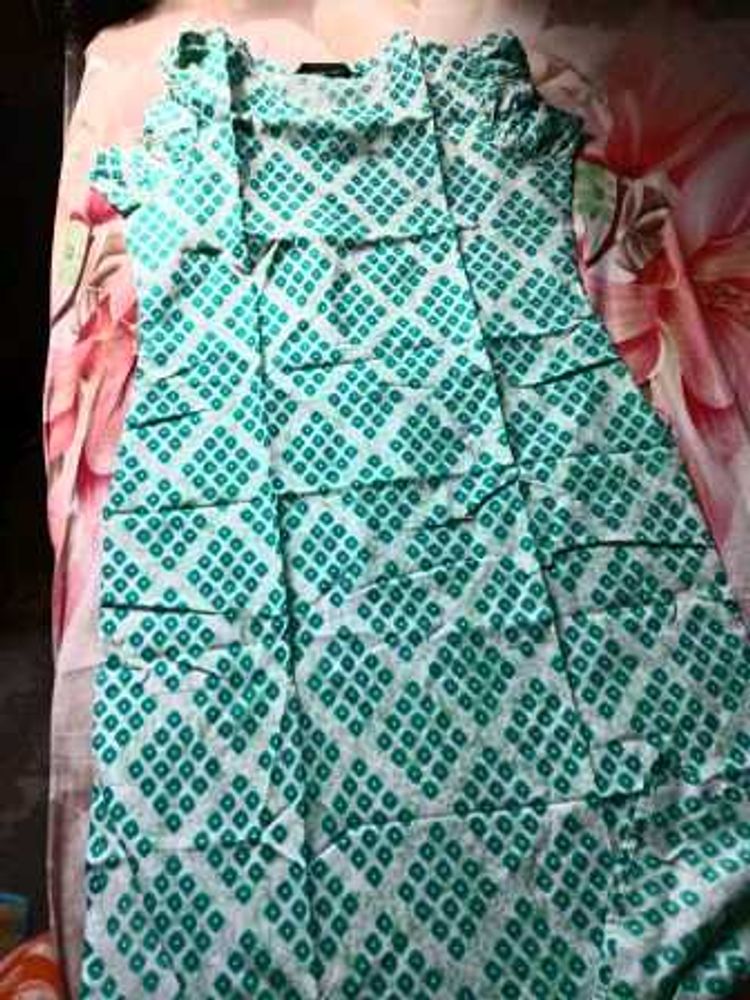 Green Patterned Dress