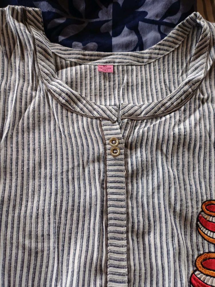Striped Tunic Top