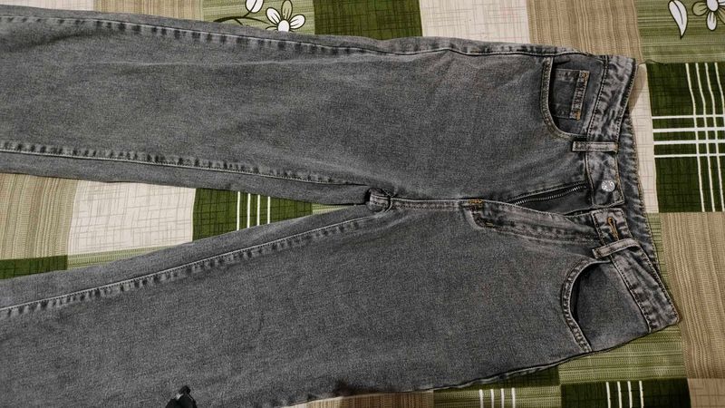 Urbanic Wide Leg High Rise Denim Jeans
