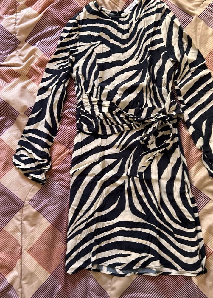 Flared Sleeve Dress