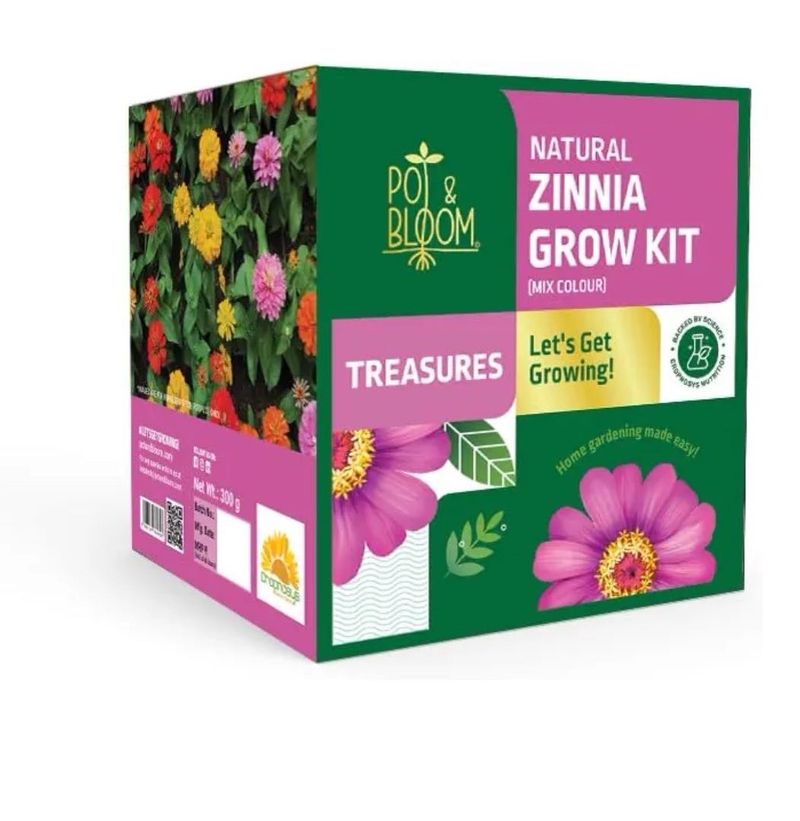 Zinnia Grow Kit