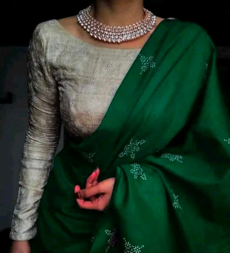 Elegant Green Saree