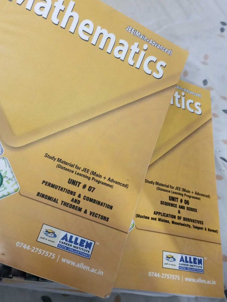 Allen Maths Jee Modules