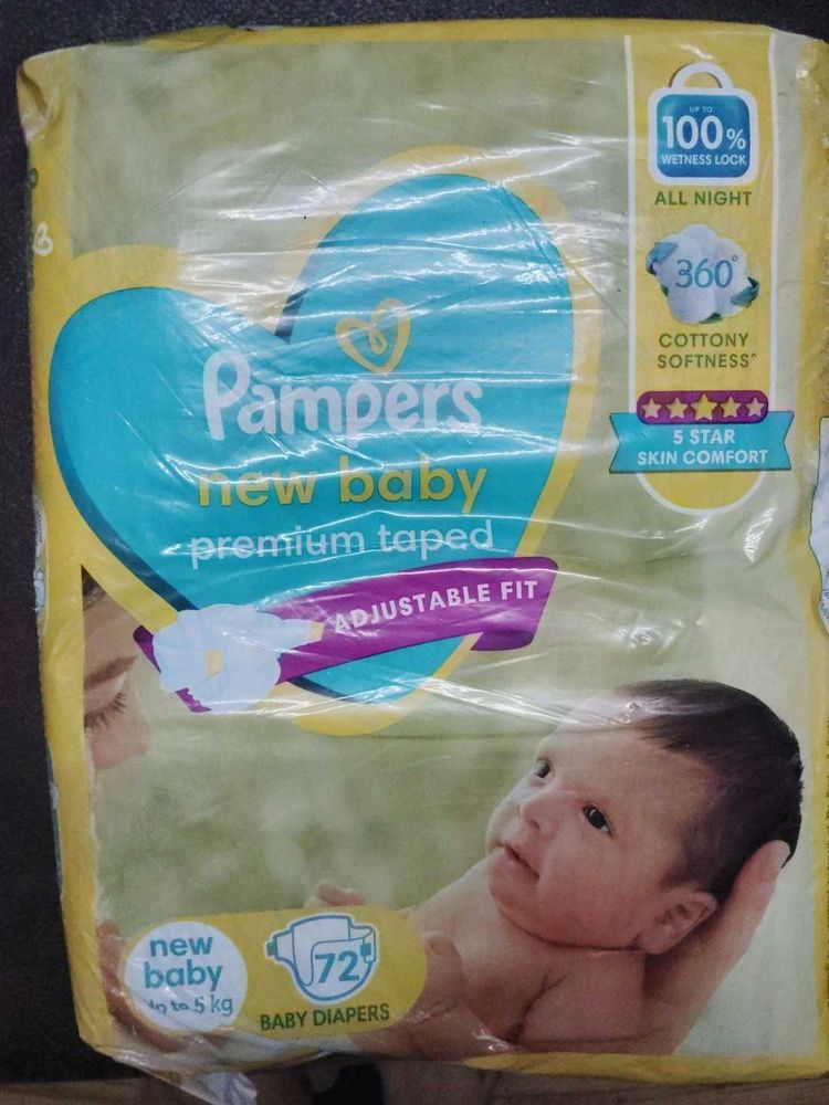Pampers New Baby Diapers tape style