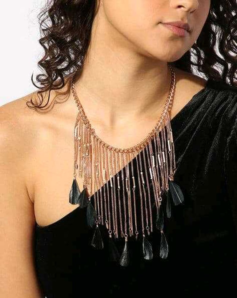 Statement Fringe Necklace