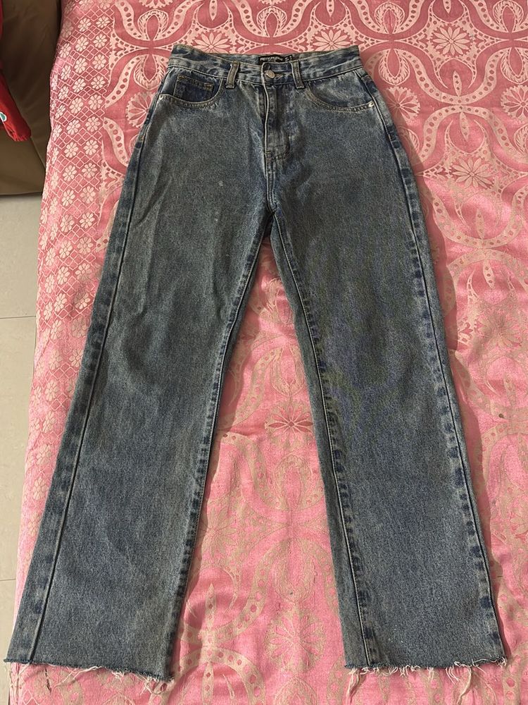 Blue Wash Denim Jeans