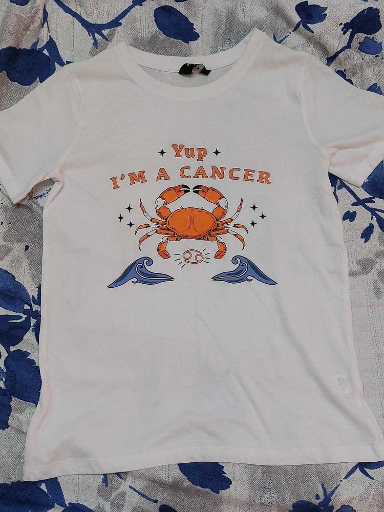 Horoscopic White Tshirt