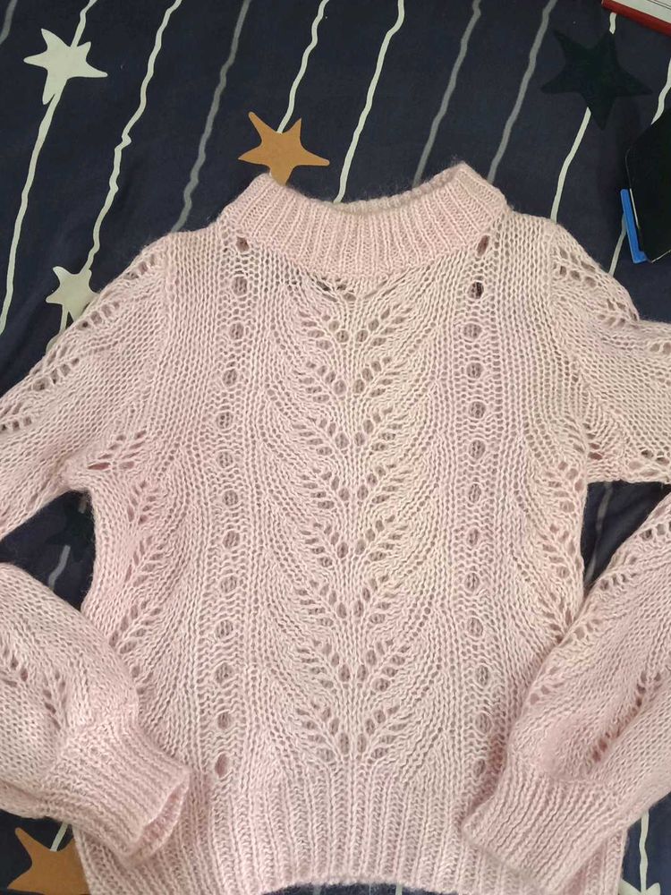 Pink Knit Sweater