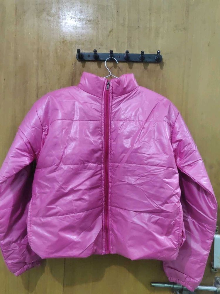 Pink Puffer Jacket