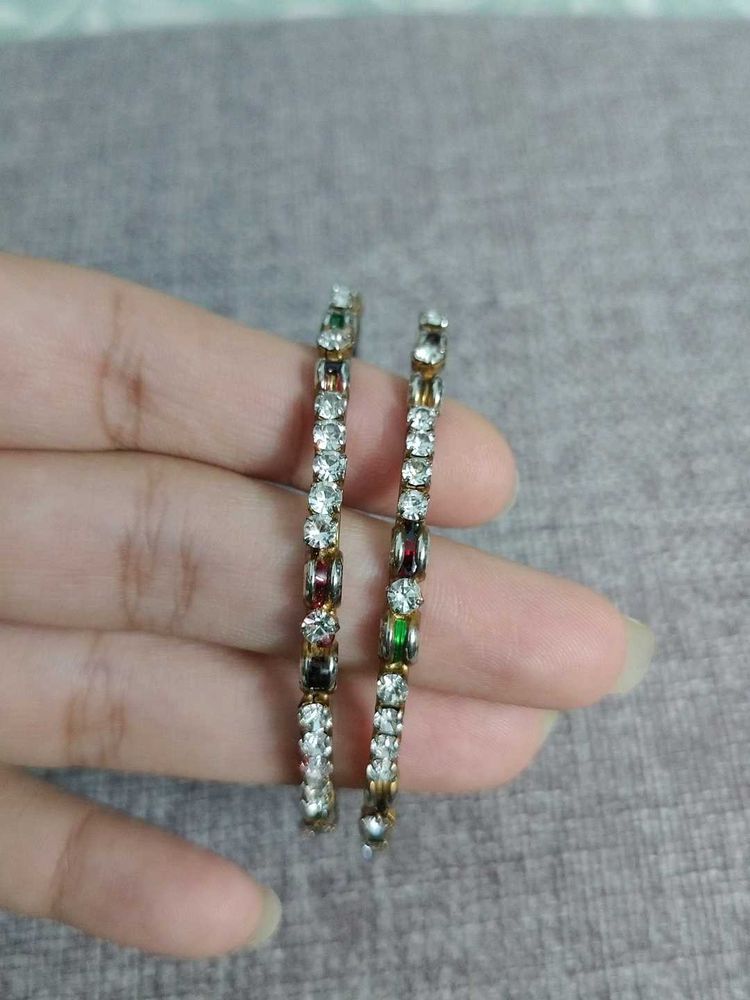 Oxidized Gold Bangles