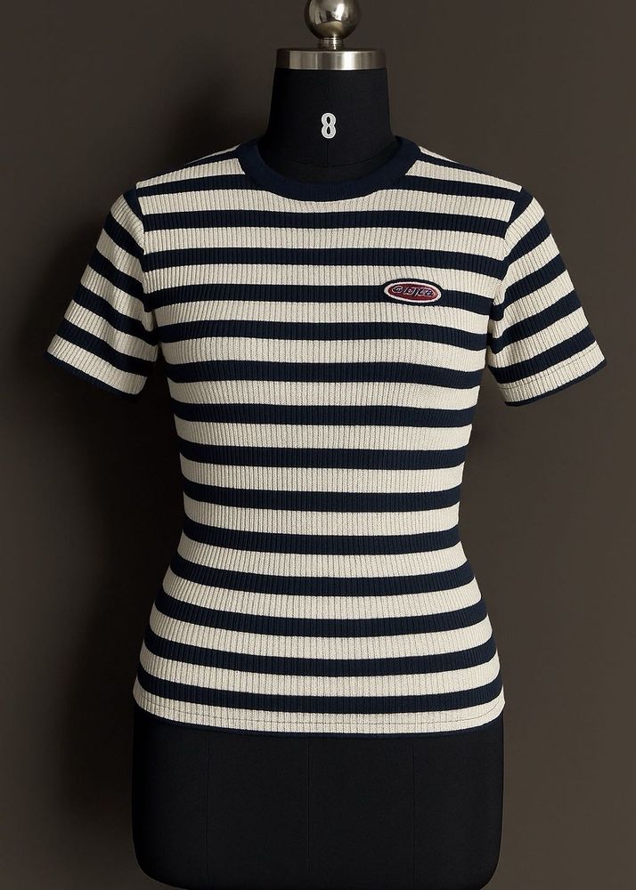 Striped Fitted Tee