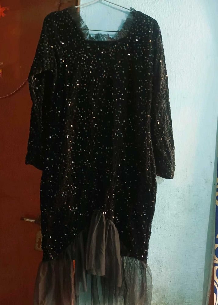 Sparkly Black Party Dress