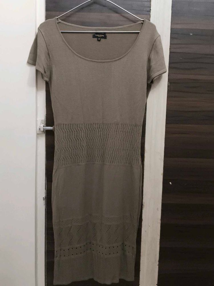Park Avenue Brown Knit Dress