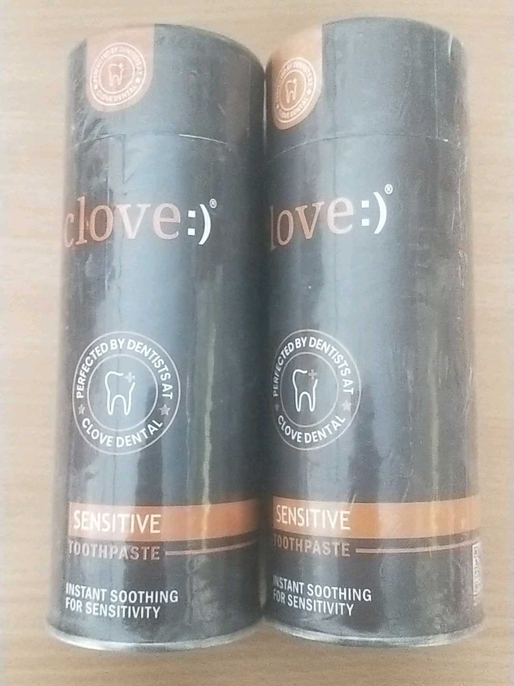 Clove Dental Sensitive Toothpastes Pack Of 2