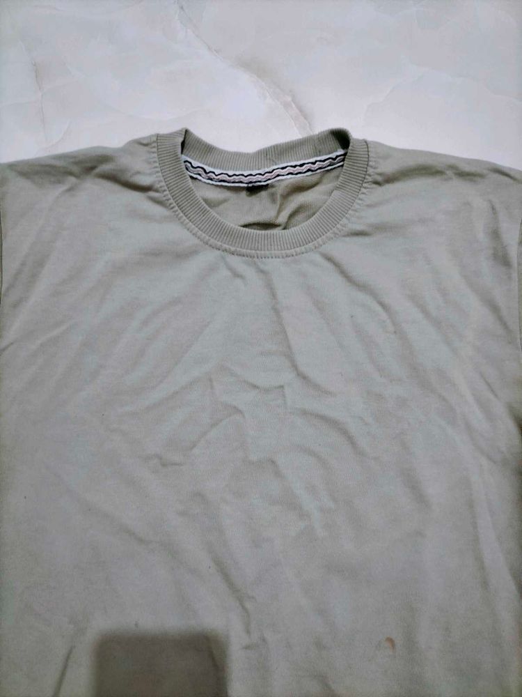 Casual Beige T-Shirt