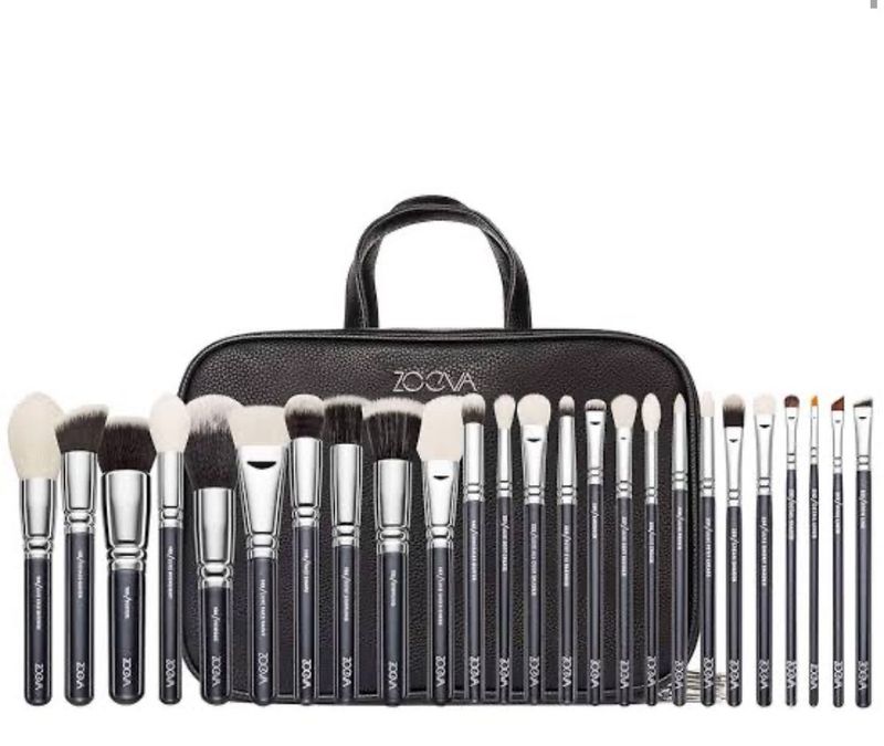 25 Zoeva Professional Makeup Brush Set New + Pouch