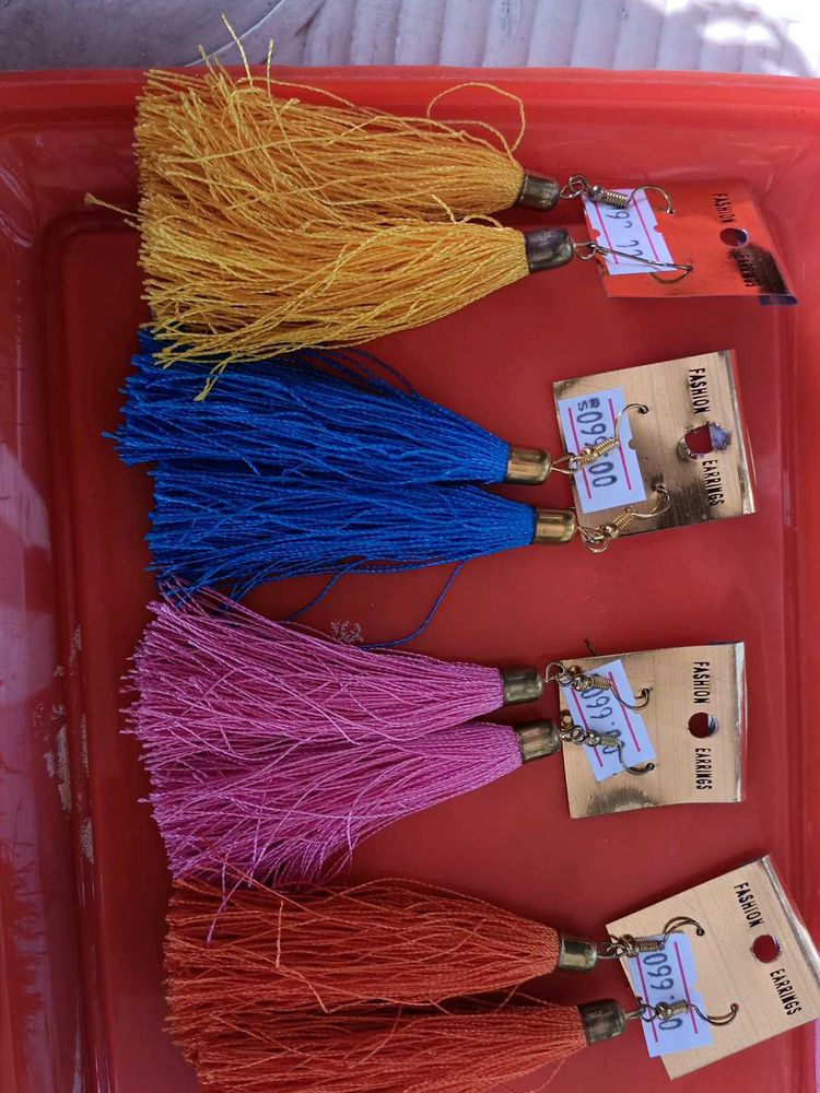 New Thread Earrings Combo Of Four 🍀 Sets