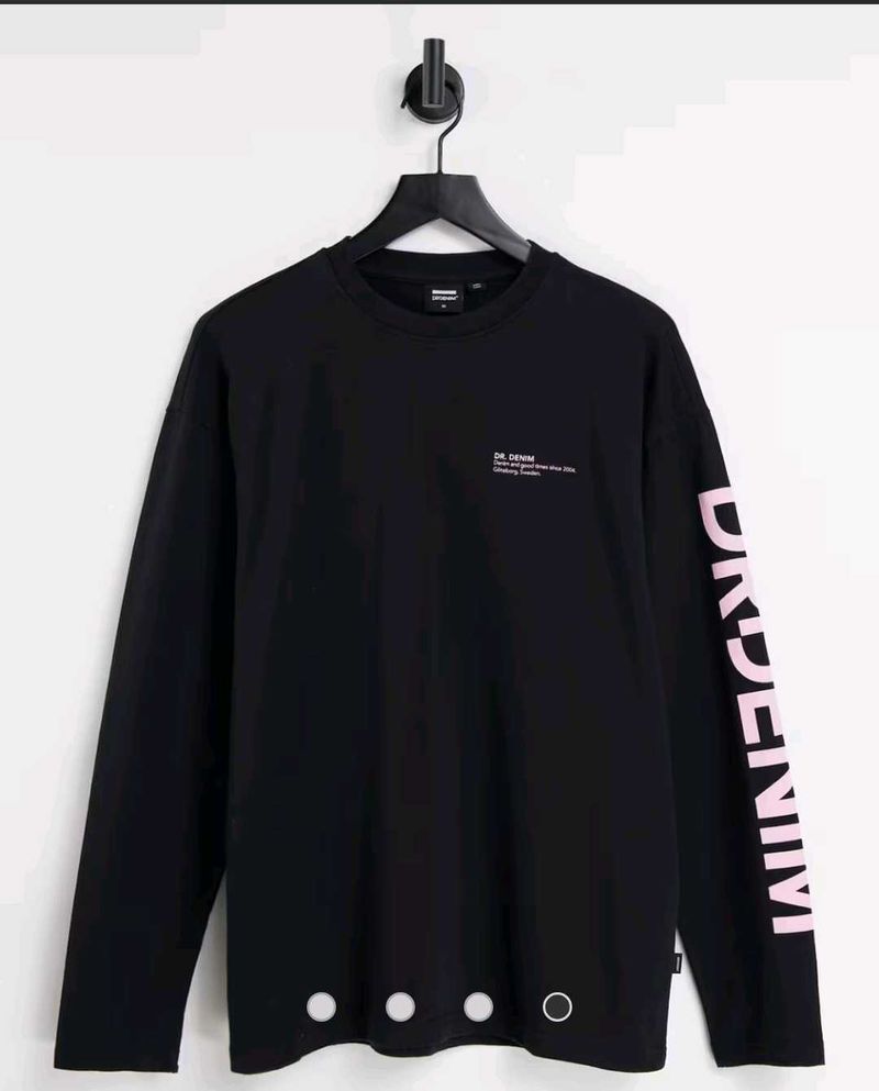 Dr Denim Aesthetic Sweden graphic Oversized Tshirt