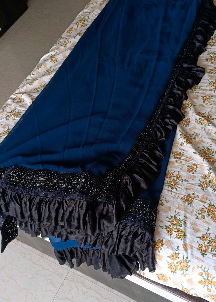 Georgette Frill Saree
