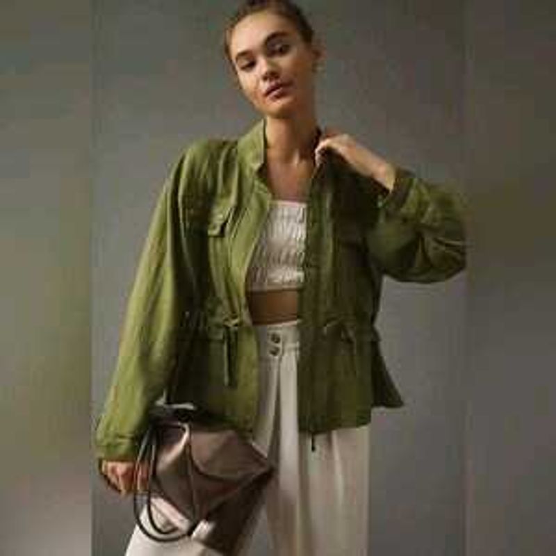 Olive Green Utility Jacket