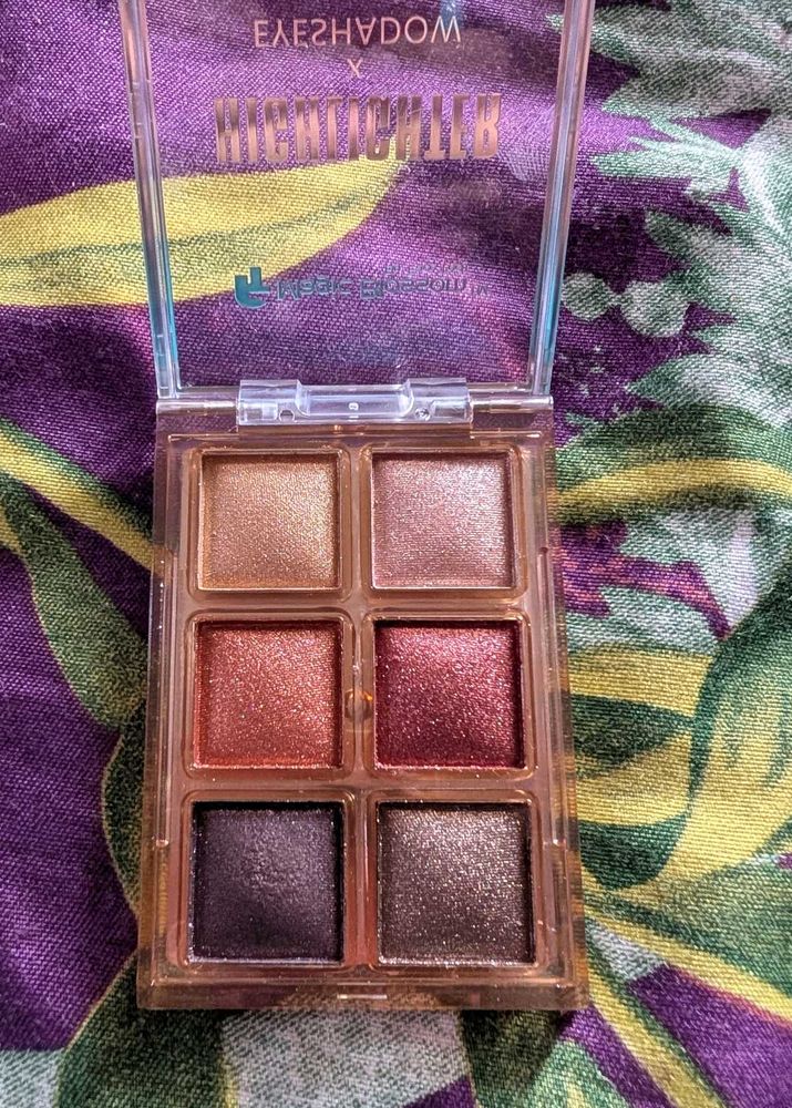 Eyeshadow Palette + Lipstick