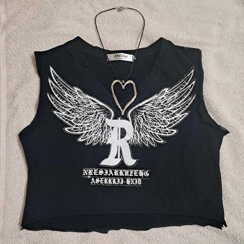 Y2k Vintage Gothic Grunge Punk Crop Top