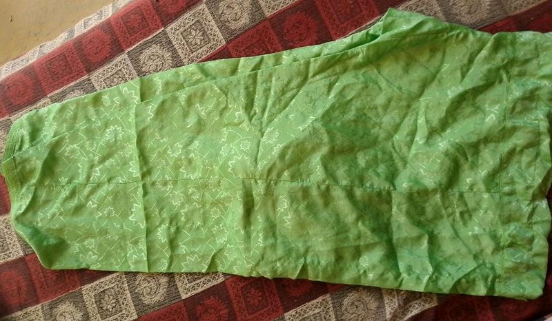 Poly Chanderi Green Suit