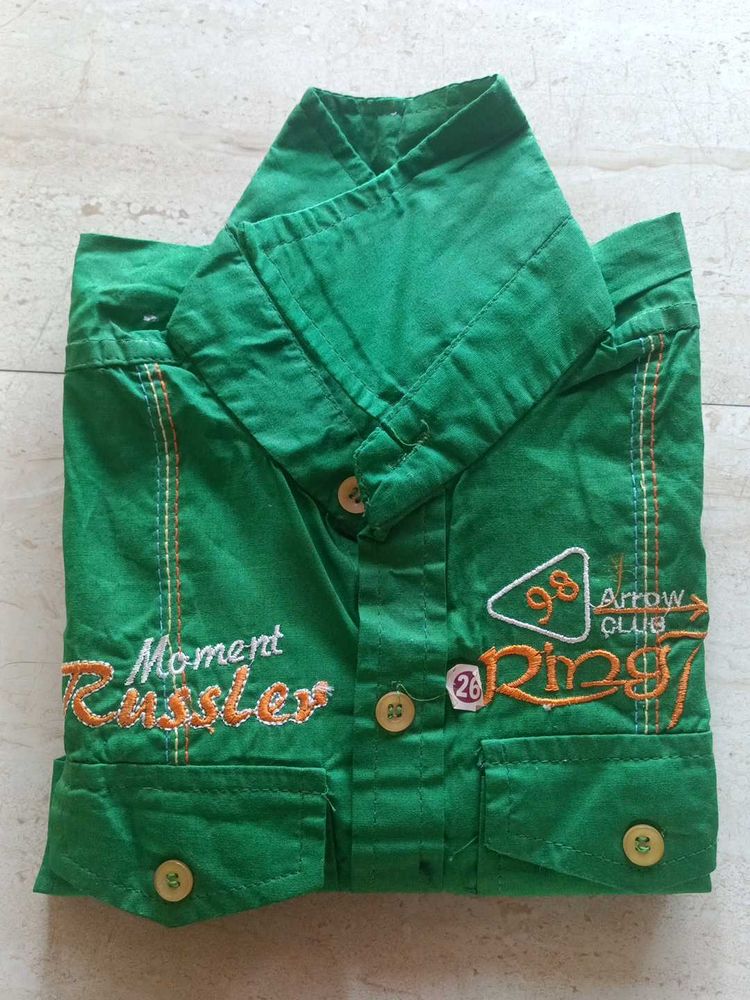 Casual Double-Pocket Shirt for Kids