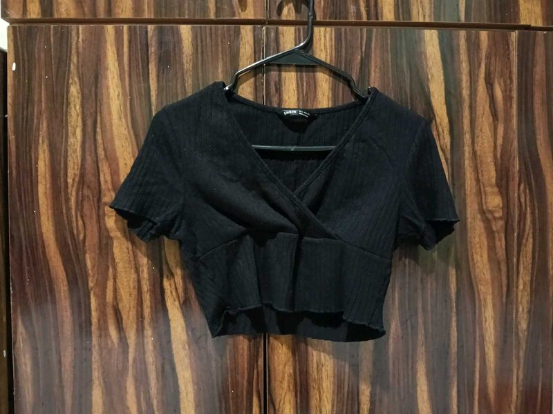 Black Shein Crop Top