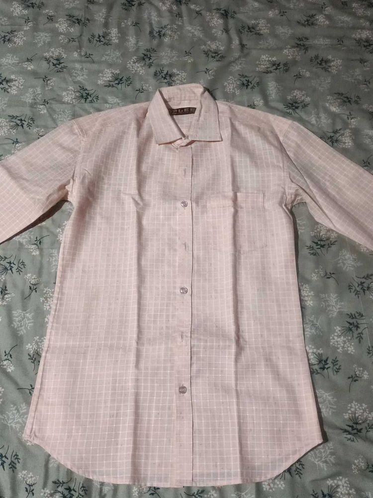 Checkered Button-Down Shirt